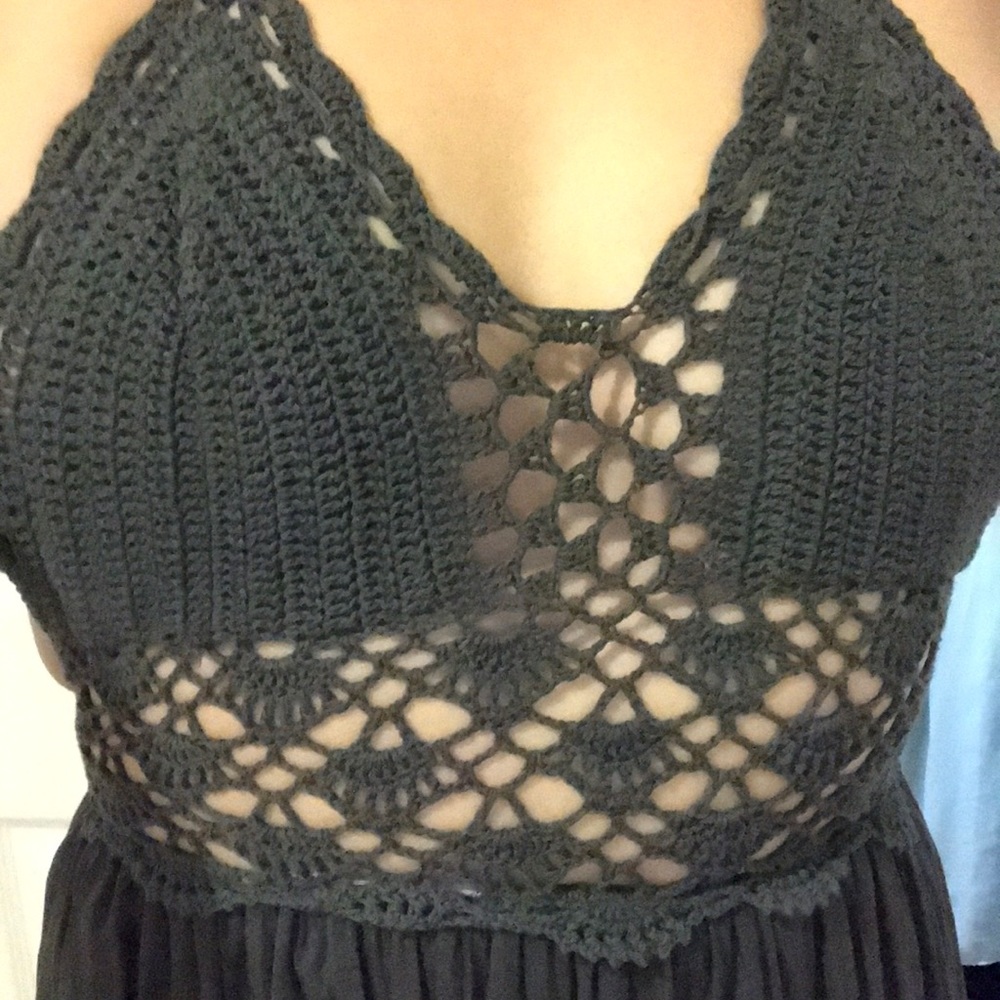 maxi olive dress